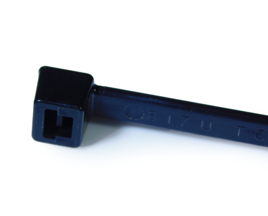 HellermannTyton 111-04846 black cable tie with square locking head