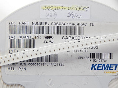 C0603C154J4RACTU