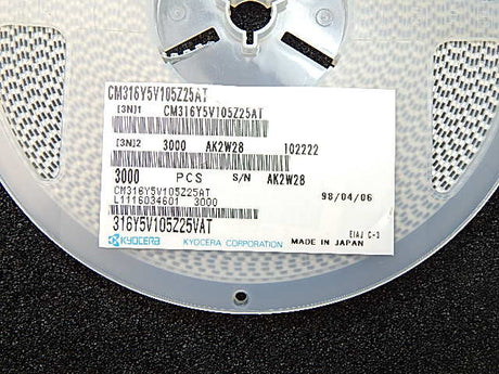 CM316Y5V105Z25AT