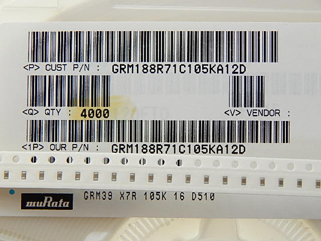 GRM188R71C105KA12D